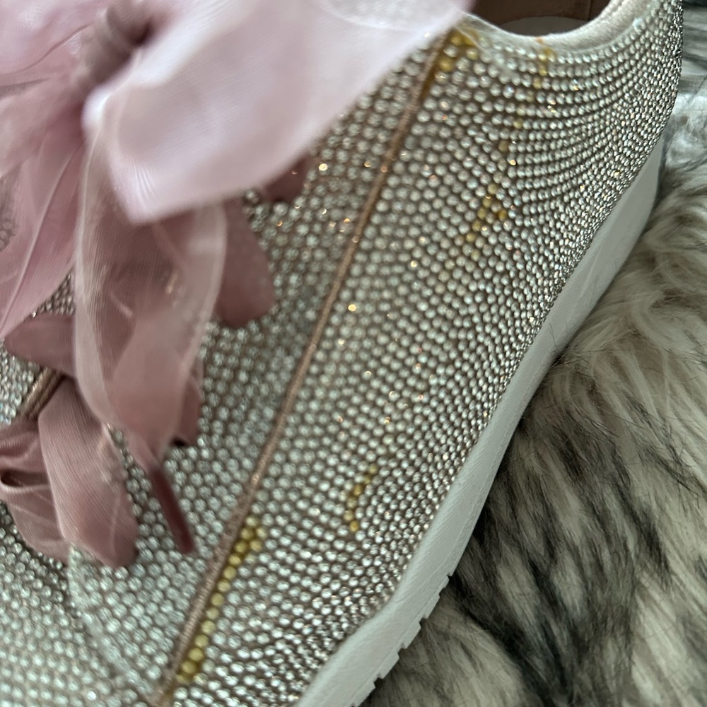 JESSICA SIMPSON Silesta  rhinestone sneakers - Picture 2 of 6